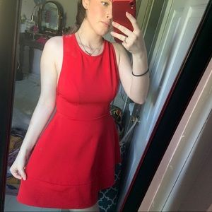 Super cute red dress with lacy back❤️